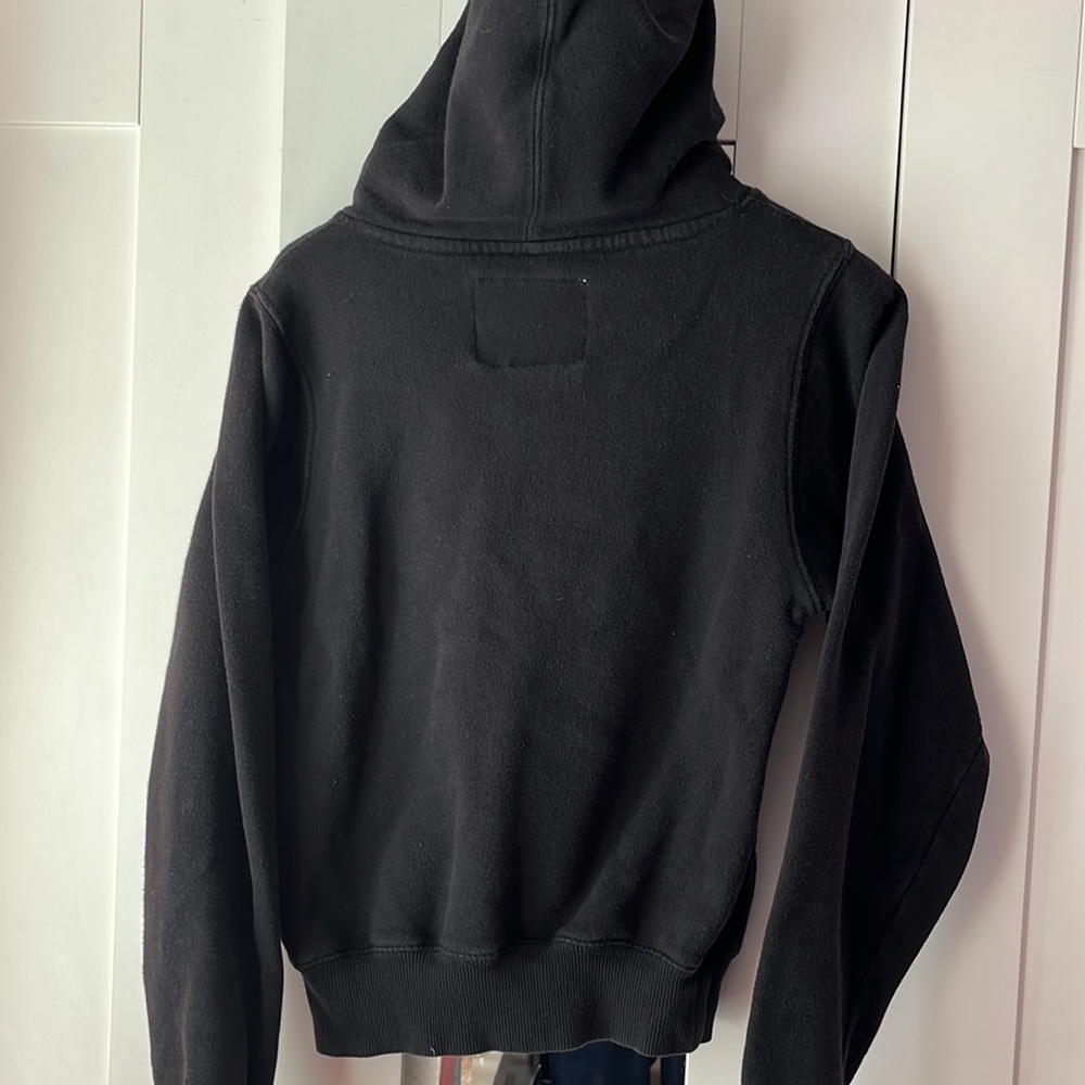 HARD ROCK CAFE WOMEN BLACK HOODIE SWEATER SIZE XS GREAT CONDITION - Picture 3 of 3